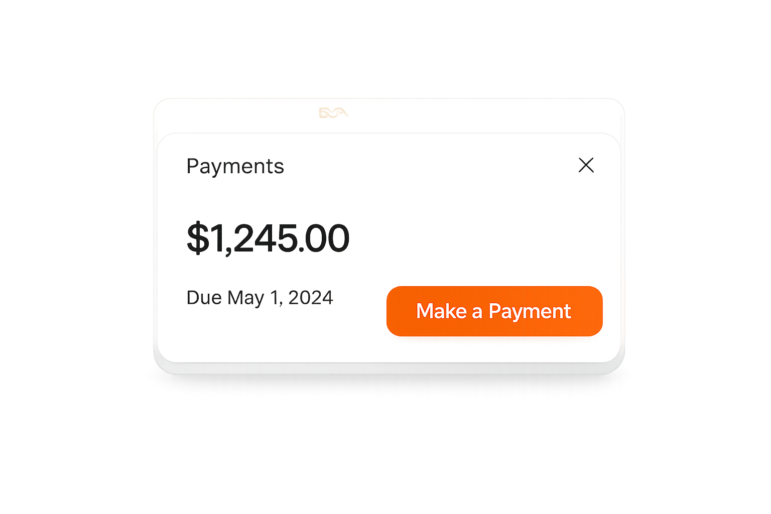 Rent payments and invoice history